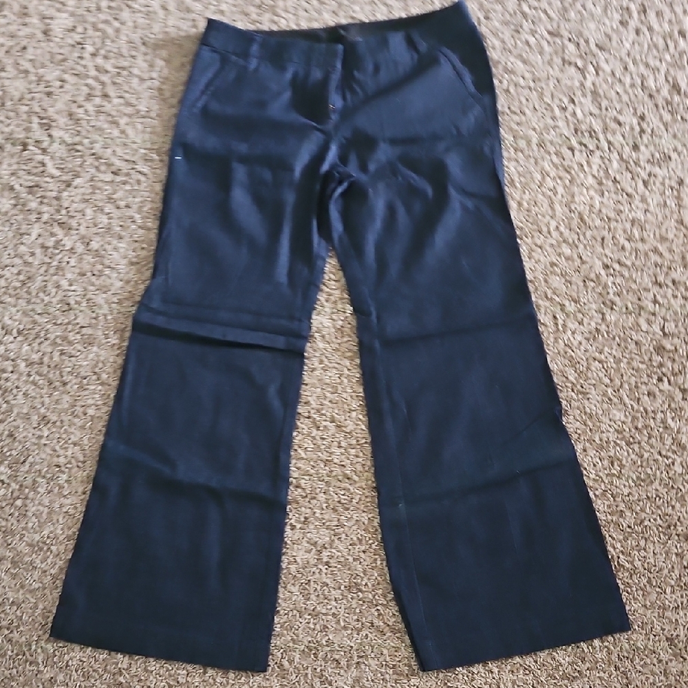 Women's Dark Blue Wide-Leg Pants